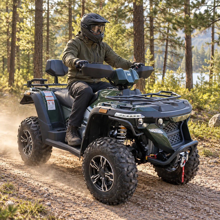 493cc ATV with On-Demand 4WD, EPS, 2-Up Seating & Backrest, Locking Differential, and Trailer Hitch TMG-ATV575