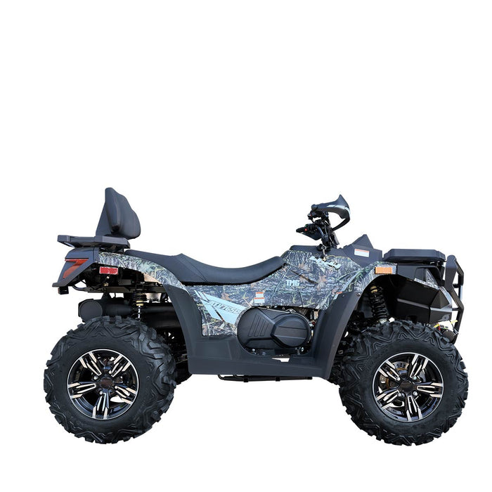 585cc ATV with On-Demand 4WD, EPS, CVTech Transmission, 2-Up Seating & Backrest, Locking Differentials, and Trailer Hitch TMG-ATV765