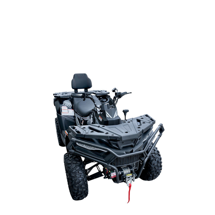 585cc ATV with On-Demand 4WD, EPS, CVTech Transmission, 2-Up Seating & Backrest, Locking Differentials, and Trailer Hitch TMG-ATV765