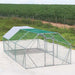 Large Chicken Coop Run Shelter, 10' x 20', Lockable Gate, 200 Sq. Ft, TMG-CRS1020 TMG Industrial