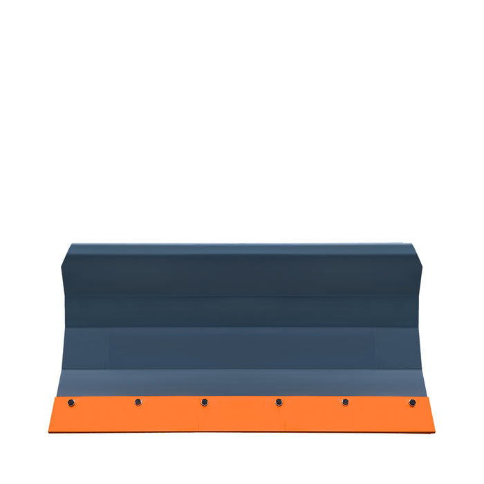 Lame de bouteur/Chasse-neige pour mini-chargeuse compacte 48", 30° Gauche et Droite, Lame d'usure boulonnée, Fixation rapide pour Bobcat, TMG-DB48BM