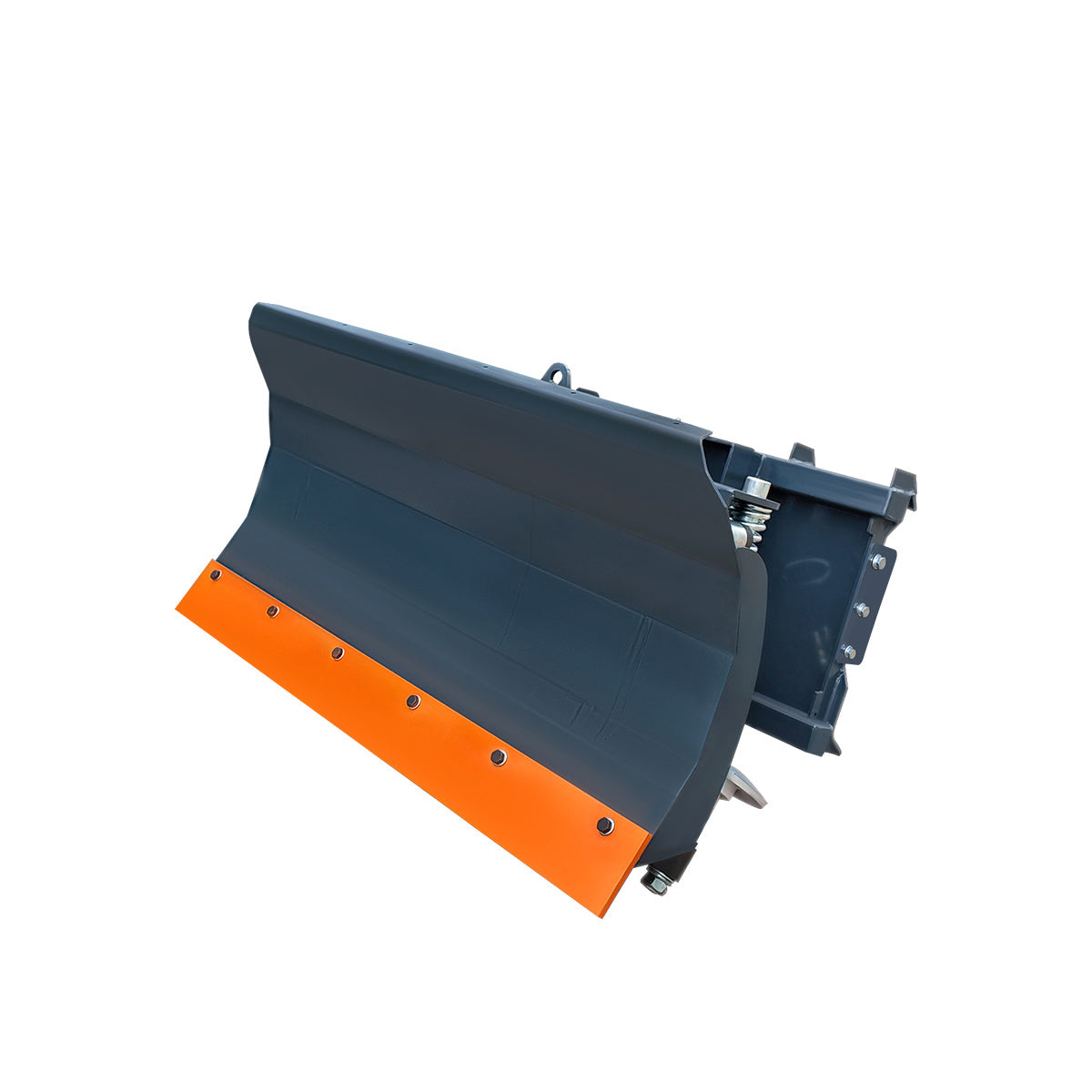 Lame de bouteur/Chasse-neige pour mini-chargeuse compacte 48", 30° Gauche et Droite, Lame d'usure boulonnée, Fixation rapide pour Bobcat, TMG-DB48BM