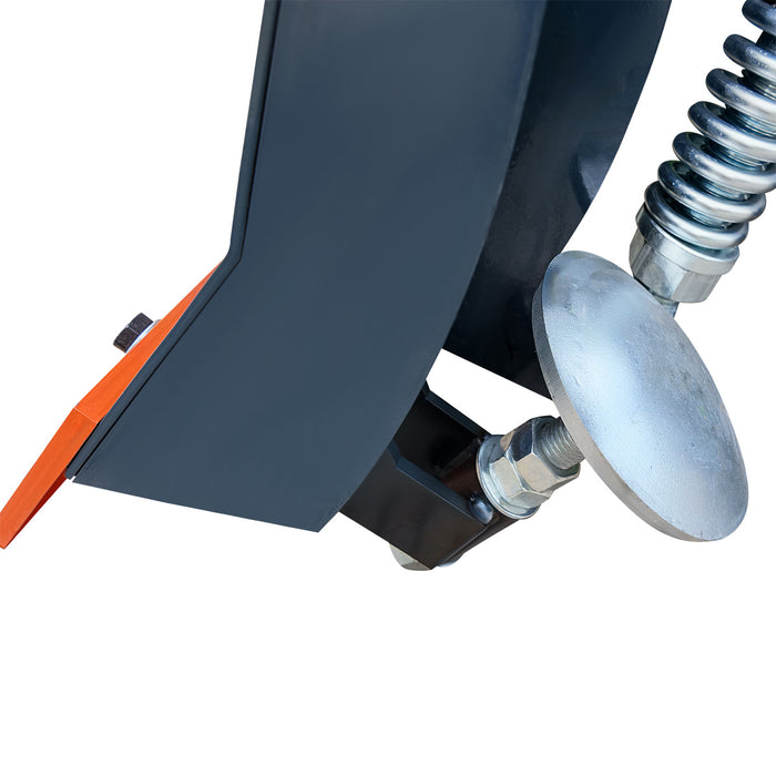 Lame de bouteur/Chasse-neige pour mini-chargeuse compacte 48", 30° Gauche et Droite, Lame d'usure boulonnée, Fixation rapide pour Bobcat, TMG-DB48BM