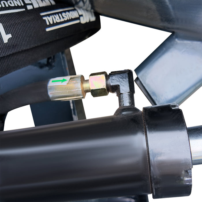 Lame de bouteur/Chasse-neige pour mini-chargeuse compacte 48", 30° Gauche et Droite, Lame d'usure boulonnée, Fixation rapide pour Bobcat, TMG-DB48BM