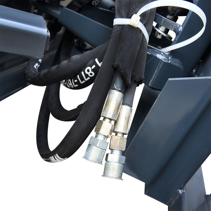 Lame de bouteur/chasse-neige 48" pour mini chargeuse compacte, 30° gauche et droite, arête de coupe boulonnée, support de style Toro, TMG-DB48TM