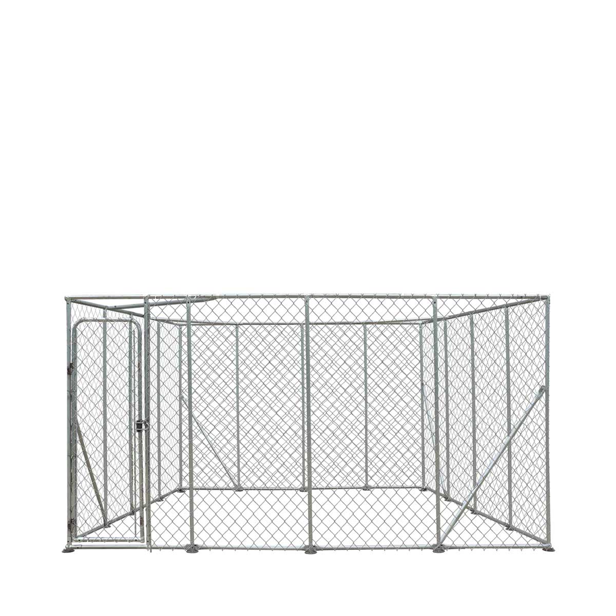 Covered outdoor clearance dog kennel