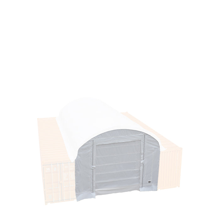 TMG Industrial Front End Wall Kit, Compatible with TMG-DT2041CV container shelters installed with the standard height containers (8’6”), TMG-DT20FW8V