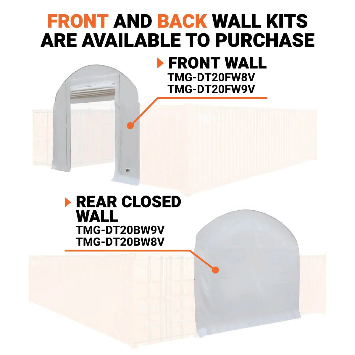 Pro Series 20' x 40' Dual Truss Container Shelter with Heavy Duty 17 oz PVC Cover, TMG-DT2041CV (Previously DT2040CV) - TMG Industrial