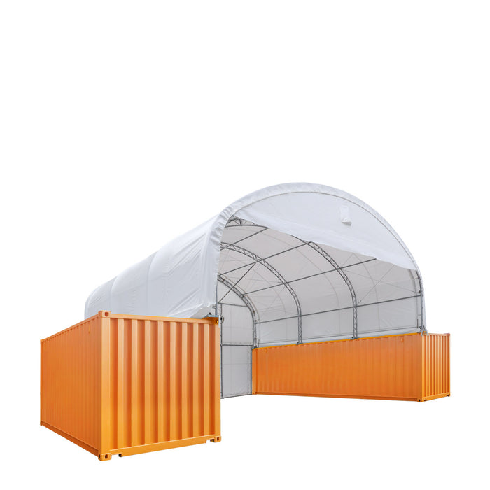 30' x 20' Dual Truss Container Shelter