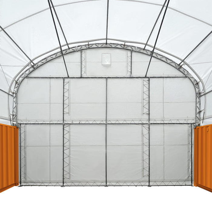 30' x 20' Container Shelter detail