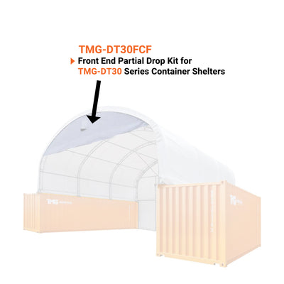 Kit de dépose partielle avant pour abris de conteneur série TMG-DT30 TMG-DT30FCF