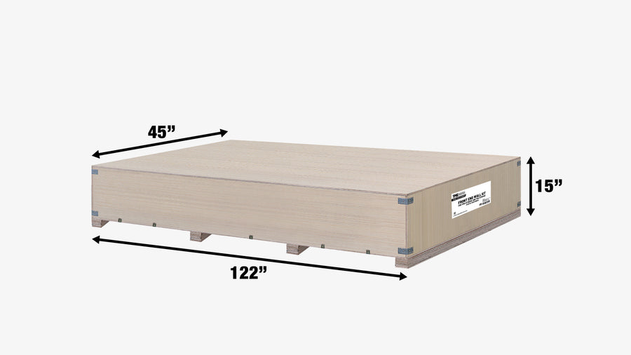 Front End Wall Kit (for 8'6" Standard Containers) for TMG-DT3020C and DT3040C Container Shelters, TMG-DT30FW8V