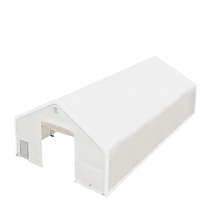 40' x 80' Dual Truss Storage Shelter with Heavy Duty 21 oz PVC Cover & Drive Through Doors, TMG-DT4082 (Previously DT4081) TMG Industrial