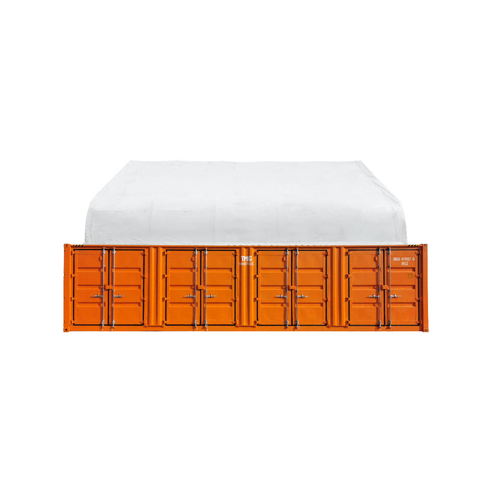 Snow Series 50' x 40' Dual Truss Container Shelter with 32 oz PVC Cover, 25 PSF Snow Load, Engineering Drawings, TMG-DTE5040C-SR25