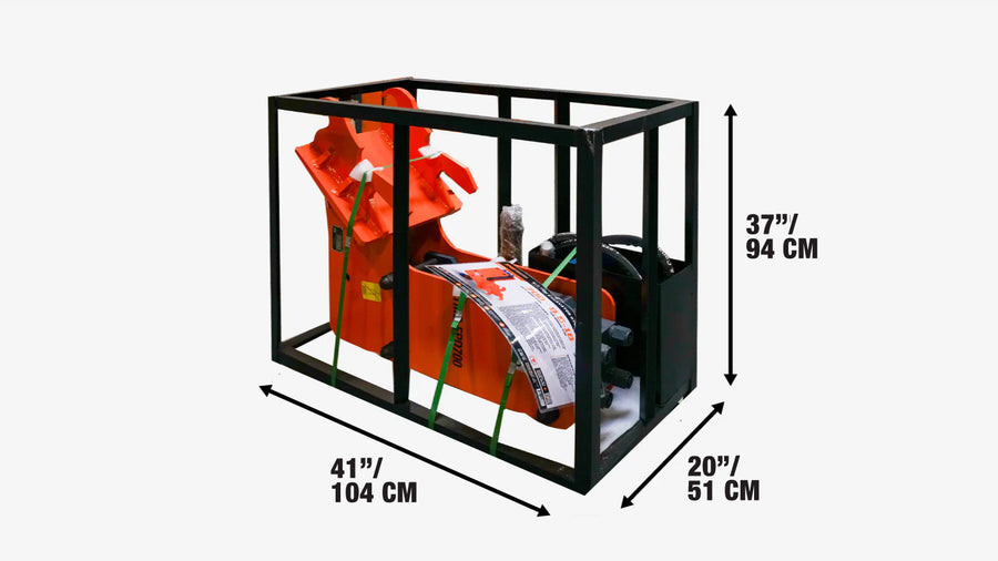 Pelle hydraulique industrielle TMG, classe énergétique 700 pi-lb, 500-900 BPM, capacité de poteau 8", pelle 4-7 tonnes, TMG-EPD700