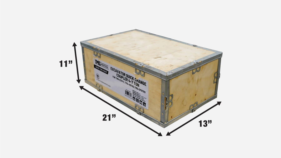 Attache rapide pour accessoires de pelles excavatrices de 4 à 7 tonnes (TMG-ECP41, TMG-HB70Q, TMG-EPD700), plaque de sécurité de retenue à boulon, TMG-EQC07