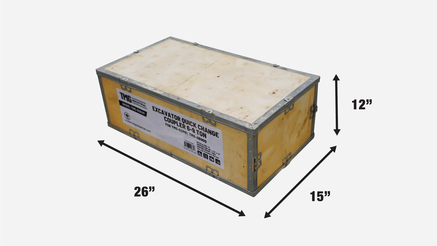 Attache rapide pour accessoires d'excavatrice de 6 à 9 tonnes (TMG-ECP61 et TMG-HB90Q), plaque de sécurité de retenue à boulon, TMG-EQC09