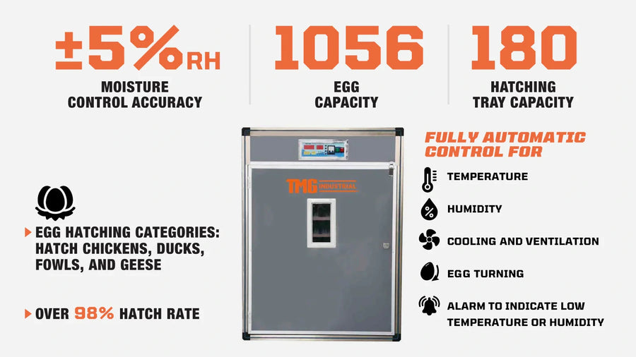 Commercial Grade Large Capacity Egg Hatching Incubator (Discontinued, No Longer Available)