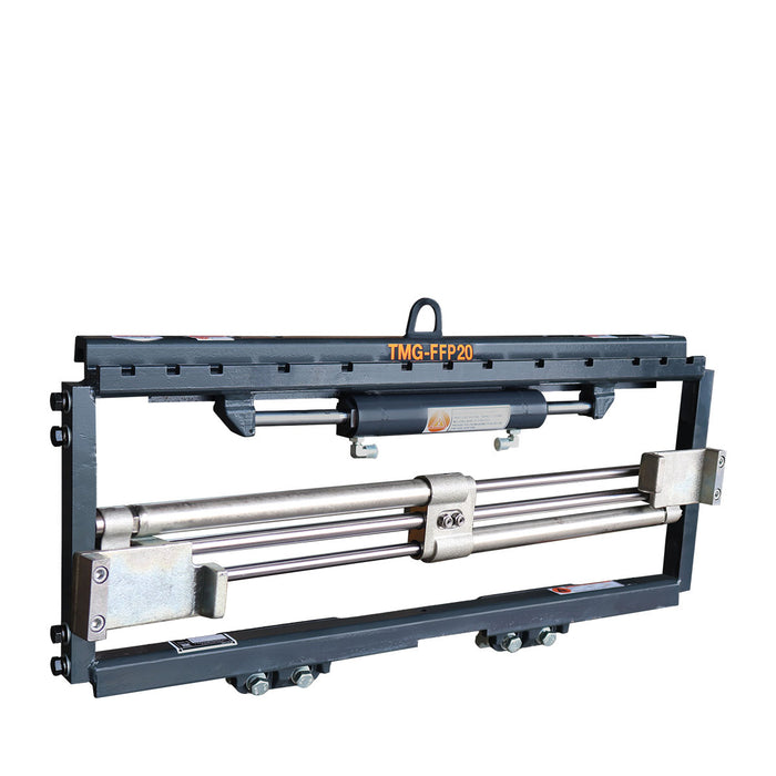 Forklift Fork Positioner, Class II Mount, Hydraulic Side Shift, 4400 Lb Capacity, TMG-FFP20
