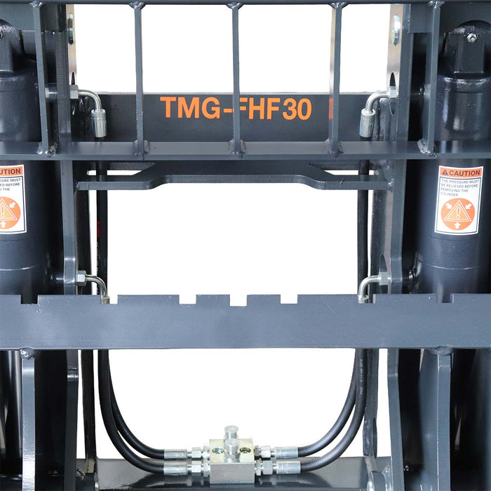 Forklift Tilt Carriage Attachment, Class III Mount, 35° Up Tilt and 51° Down Tilt, 6600 Lb Capacity, TMG-FHF30