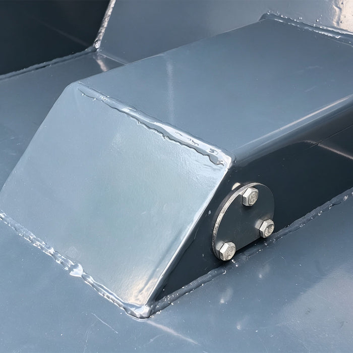 Godet basculeur pour chariot élévateur 60 po, capacité de 15 pi³, angle de déversement 90°, chariot élévateur 2 - 3,5 tonnes, TMG-FLB60