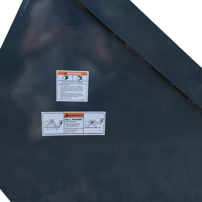 Godet basculeur pour chariot élévateur 60 po, capacité de 15 pi³, angle de déversement 90°, chariot élévateur 2 - 3,5 tonnes, TMG-FLB60