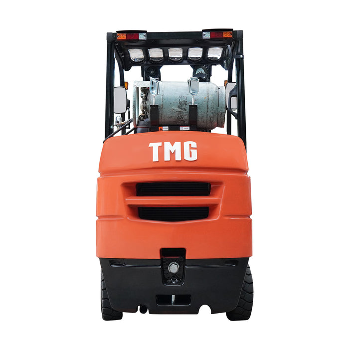 2.5 Ton LPG Forklift, Kubota Engine, 42" or 48" Class II A Forks, Cushion Tires, TMG-FLP25KU
