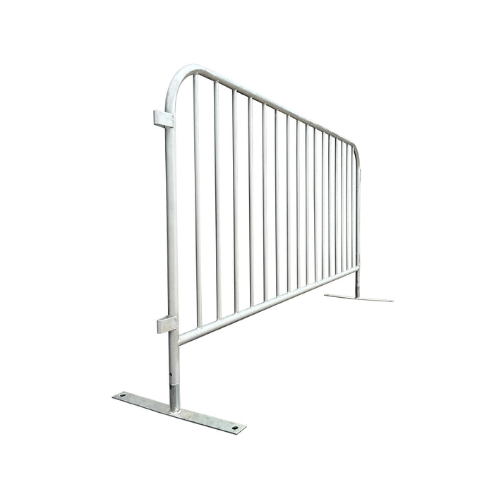 TMG Industrial 6’ x 3’ Temporary Crowd Control Barrier, Galvanized, Interlocking Design, Various Commercial Applications, Quick Setup, TMG-FMB20