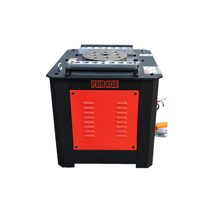40mm Electric Rebar Bender, PLC Controlled Dual Speed High Capacity with Foot Pedal TMG-FRB40E