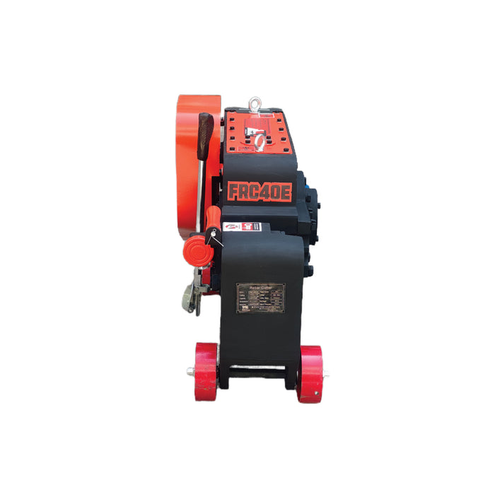 40mm Electric Rebar Cutter Heavy-Duty Steel Bar Shearing Machine with Hard Alloy Blades and Foot Pedal Control TMG-FRC40E