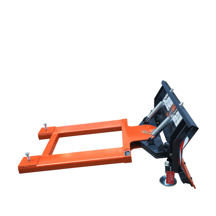 Lame chasse-neige pour chariot élévateur 48", pivotement 30° gauche et droite, angle de déclenchement 60°, lame d'usure boulonnée, chariot élévateur 2 - 3,5 tonnes, TMG-FSB48