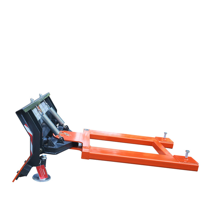 Lame chasse-neige pour chariot élévateur 48", pivotement 30° gauche et droite, angle de déclenchement 60°, lame d'usure boulonnée, chariot élévateur 2 - 3,5 tonnes, TMG-FSB48