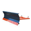 60" Forklift Snow Blade / Snow Pusher, 30° Left & Right, 60° Trip Angle, Bolt-On Cutting Edge, 2 - 3.5 Ton Forklift, TMG-FSB60