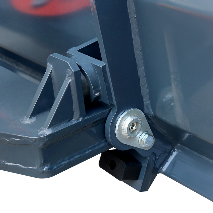 60" Forklift Snow Blade / Snow Pusher, 30° Left & Right, 60° Trip Angle, Bolt-On Cutting Edge, 2 - 3.5 Ton Forklift, TMG-FSB60