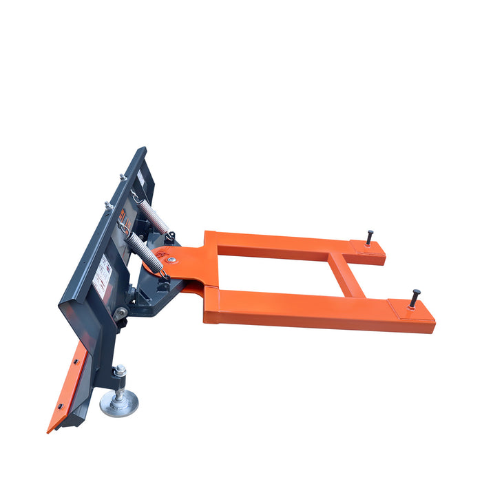 72" Forklift Snow Blade / Snow Pusher, 30° Left & Right, 60° Trip Angle, Bolt-On Cutting Edge, 2 - 3.5 Ton Forklift, TMG-FSB72