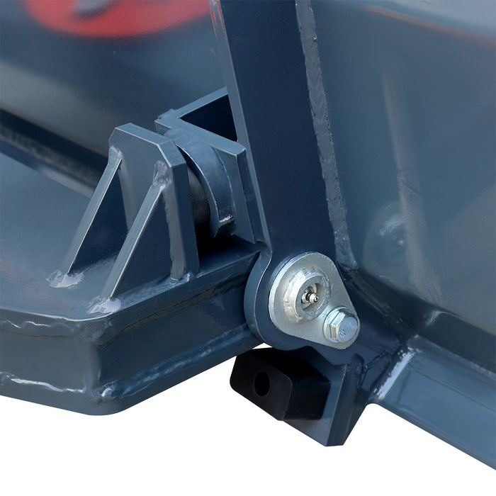 72" Forklift Snow Blade / Snow Pusher, 30° Left & Right, 60° Trip Angle, Bolt-On Cutting Edge, 2 - 3.5 Ton Forklift, TMG-FSB72