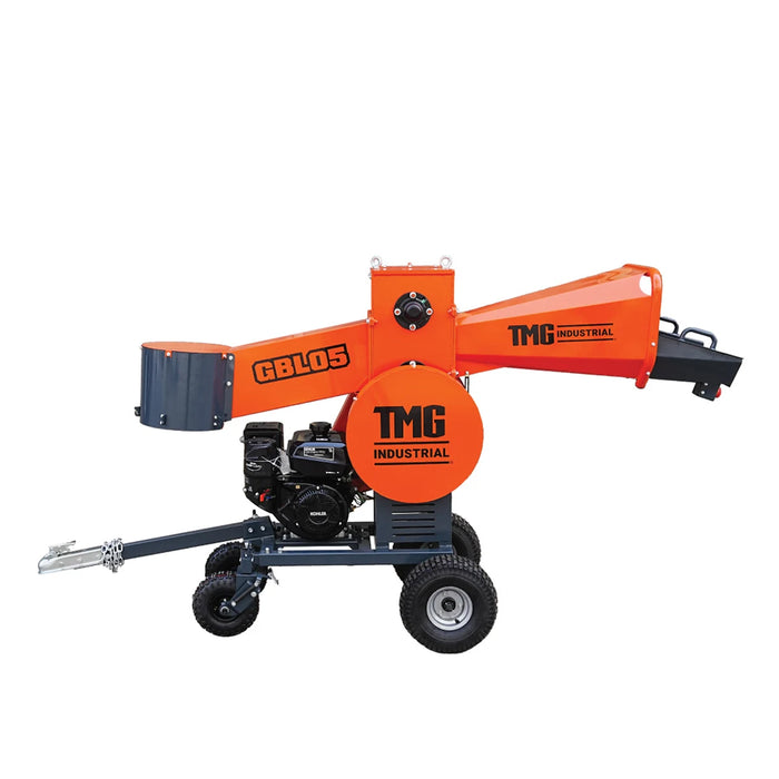 5 inch branch logger with 15 HP gas engine dual drum system and tow-behind hitch TMG-GBL05