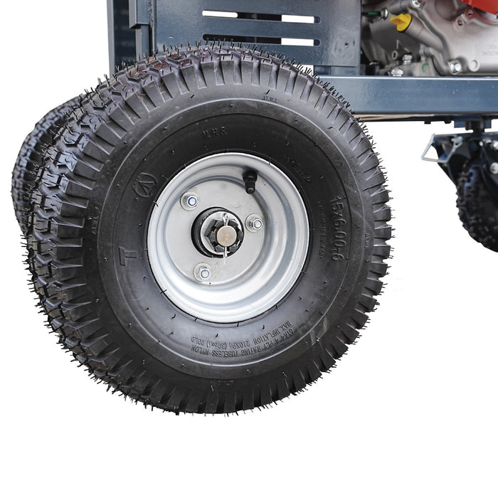 5 inch branch logger with 15 HP gas engine dual drum system and tow-behind hitch TMG-GBL05