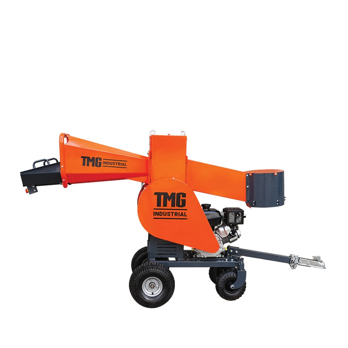 5 inch branch logger with 15 HP gas engine dual drum system and tow-behind hitch TMG-GBL05