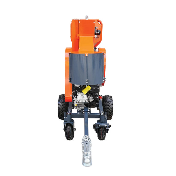 5 inch branch logger with 15 HP gas engine dual drum system and tow-behind hitch TMG-GBL05
