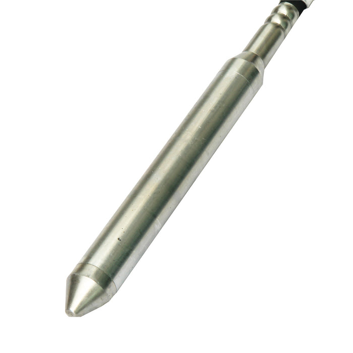 TMG-GCV50 2-inch steel vibrator head close-up for concrete consolidation