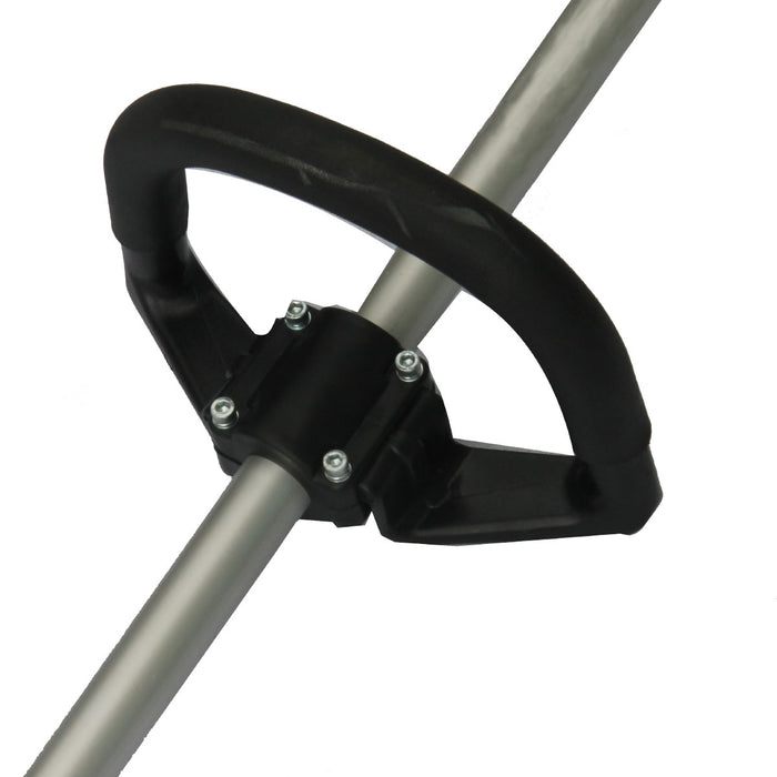 TMG-GCV50 concrete vibrator support handle mounted on the metal shaft