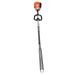 TMG-GCV50 2-inch gas concrete vibrator front view showing engine, handle, flexible shaft and steel head