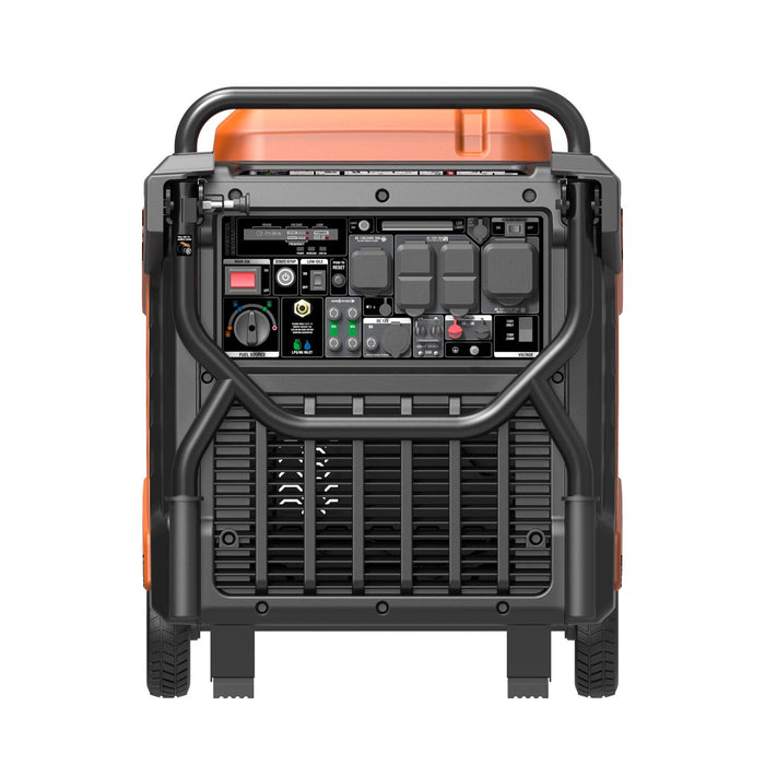 TMG Industrial 10500 Watt Digital Inverter Hybrid Portable Generator, Tri-Fuel Capabilities (Gas/LPG/NG), 8hrs 50% Load Run Time, CETL,ETL Certified For Canada/US, EPA emissions compliance, TMG-GDI105