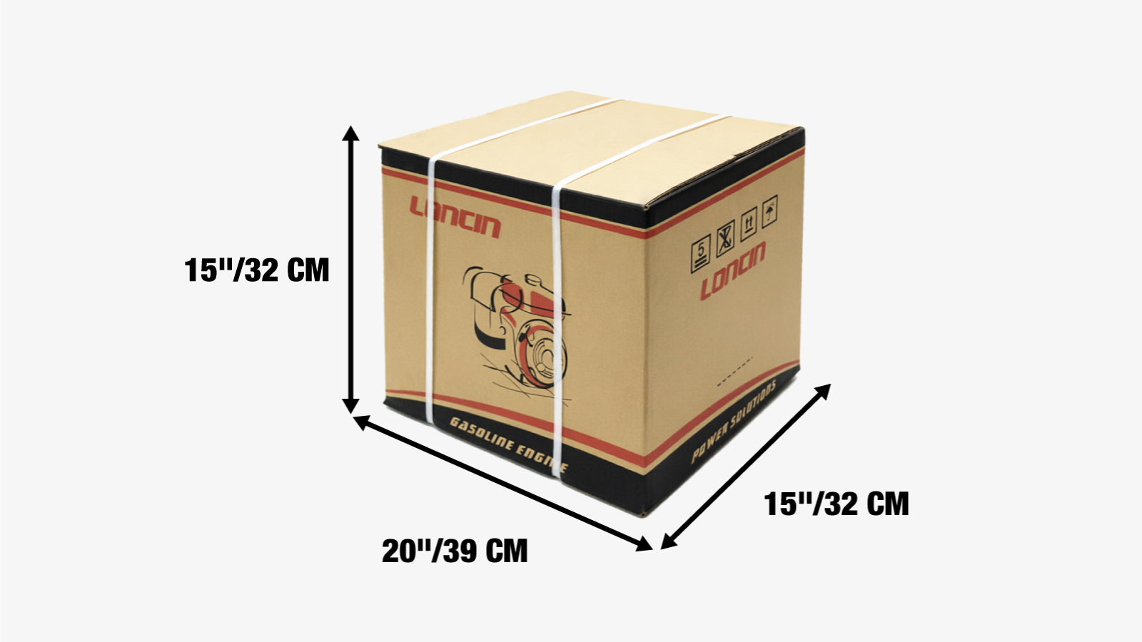Loncin 5.5 HP General Purpose Gas Engine, 4-Stroke, Recoil/Electric Start, OHV, TMG-GEL05-shipping-info-image