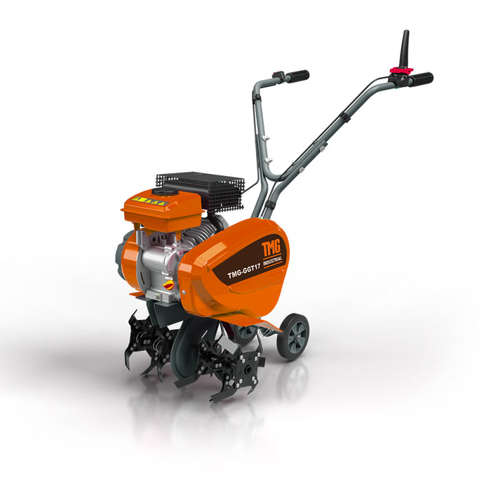 17" Walk-Behind Garden Tiller, 2 HP Gas Engine, Belt-Drive TMG-GGT17