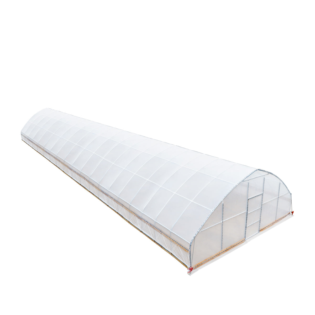 25' x 80' Tunnel Greenhouse Grow Tent w/6 Mil Clear EVA Plastic Film, Cold Frame, Hand Crank Roll-Up Sides, Peak Ceiling Roof, TMG-GH2580-V2