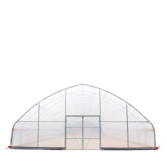 30' x 100' Commercial Tunnel Greenhouse with 6 Mil Clear Poly Covers and Roll-Up Sides TMG-GH30100-V2 (Previously GH30100)