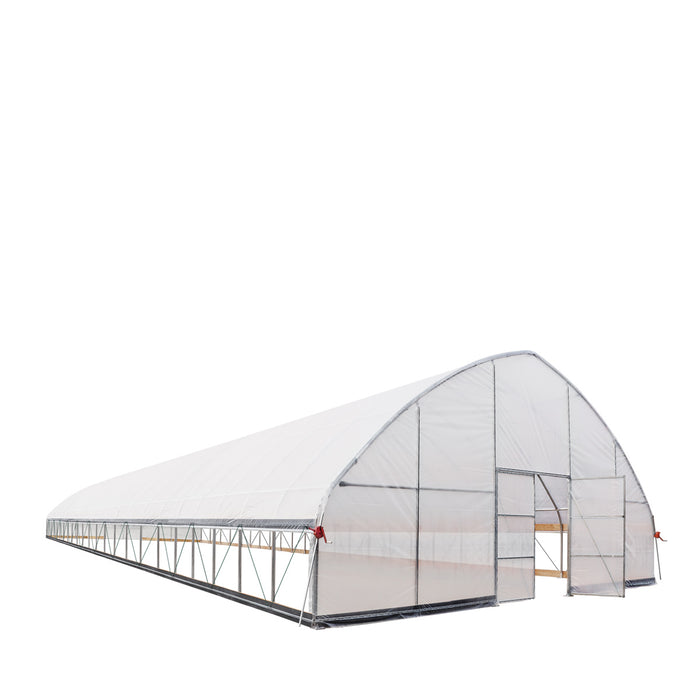 30' x 100' Commercial Tunnel Greenhouse with 6 Mil Clear Poly Covers and Roll-Up Sides TMG-GH30100-V2 (Previously GH30100)
