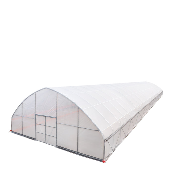 30' x 100' Commercial Tunnel Greenhouse with 6 Mil Clear Poly Covers and Roll-Up Sides TMG-GH30100-V2 (Previously GH30100)
